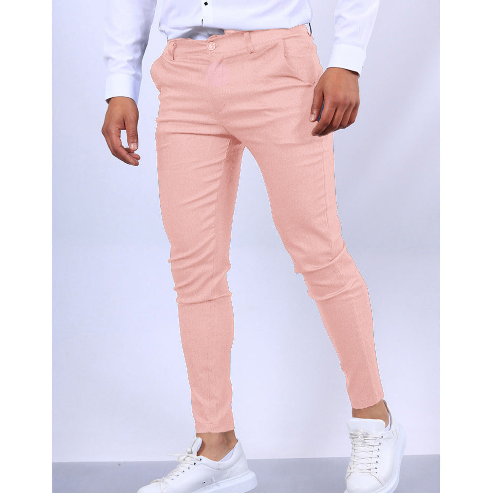 Elvaro | Men’s Business Trousers with Slim Fit and Clean Finish