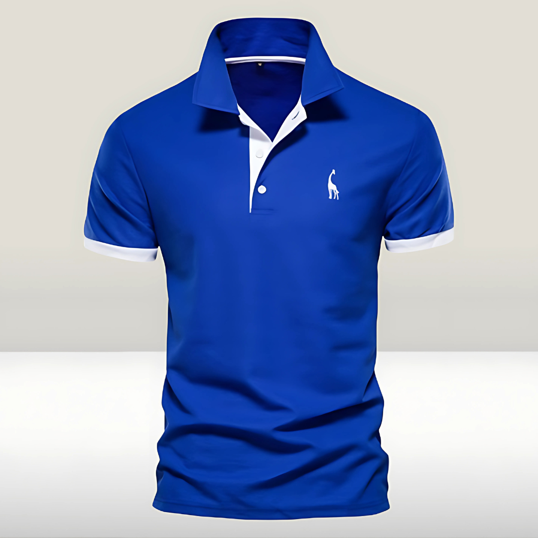 Nolan | Men’s Polo Shirt with Bold Trim Feature