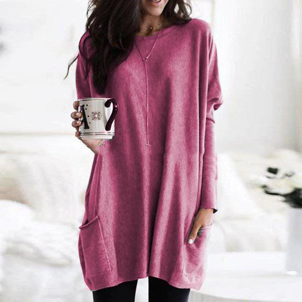 Maris | Women’s Oversized Tunic Dress with Pocket Detail