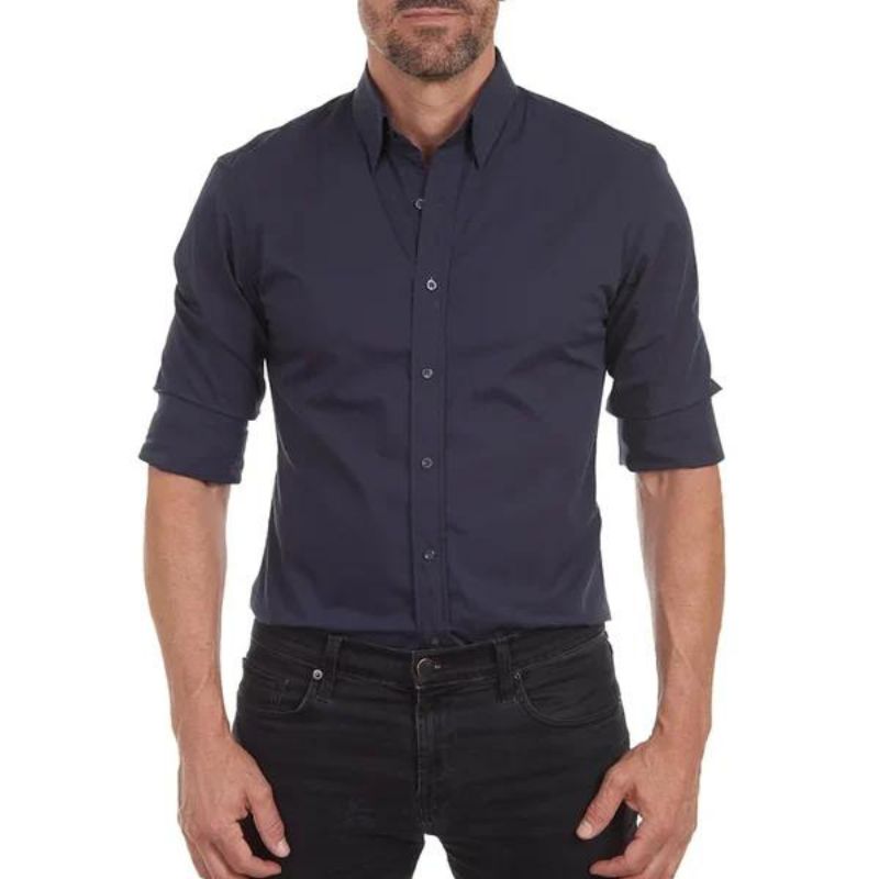 Kervion | Men’s Button-Up Shirt with clean defined build