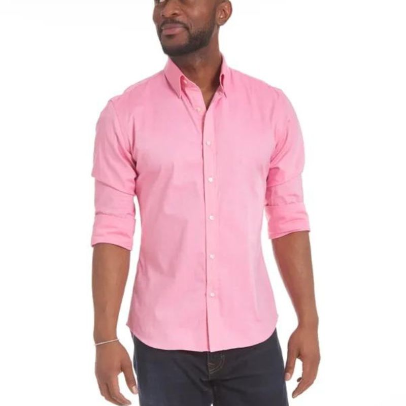 Kervion | Men’s Button-Up Shirt with clean defined build