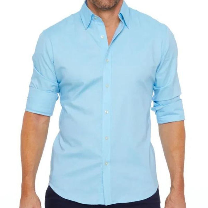 Kervion | Men’s Button-Up Shirt with clean defined build