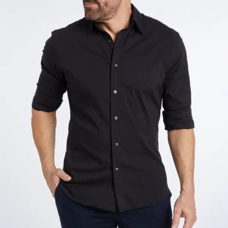 Kervion | Men’s Button-Up Shirt with clean defined build
