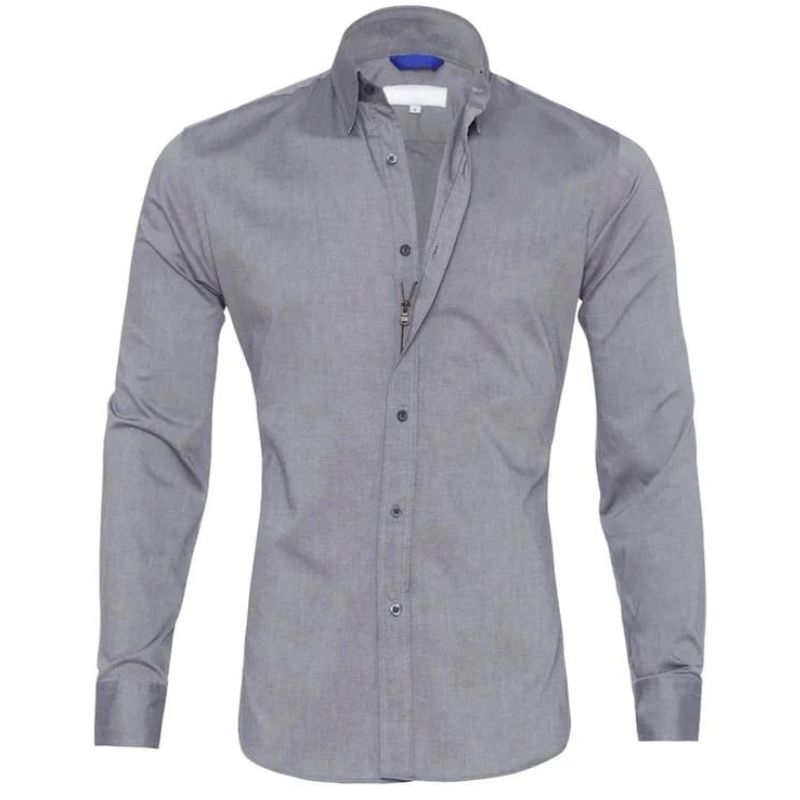 Kervion | Men’s Button-Up Shirt with clean defined build