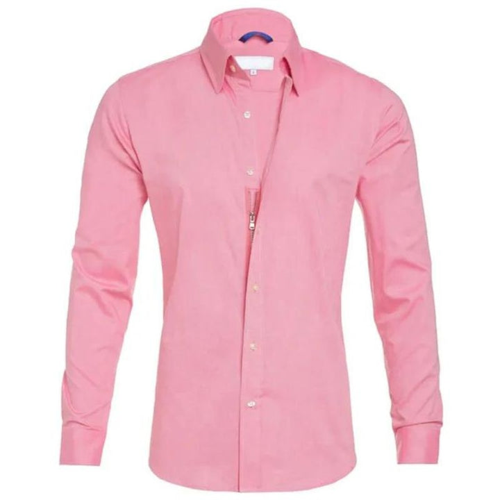 Kervion | Men’s Button-Up Shirt with clean defined build