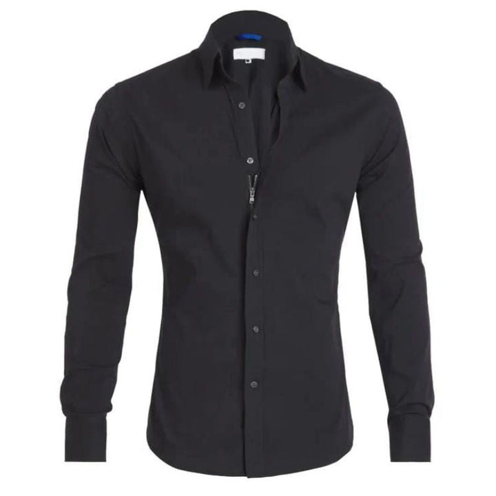 Kervion | Men’s Button-Up Shirt with clean defined build