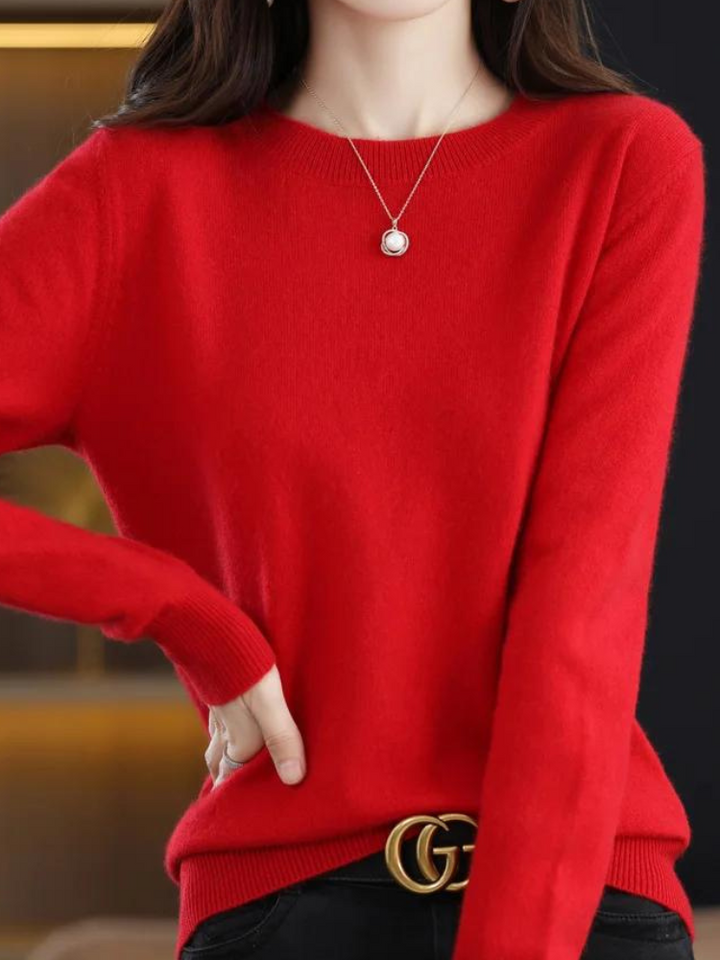 Serena | Women’s Crew Neck Sweater with Soft Feel
