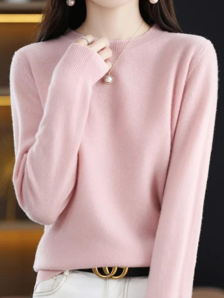 Serena | Women’s Crew Neck Sweater with Soft Feel