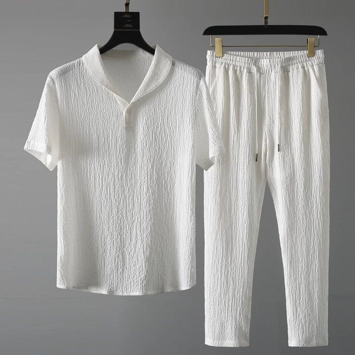 Arvello | Men’s Two-Piece Set with a relaxed holiday feel