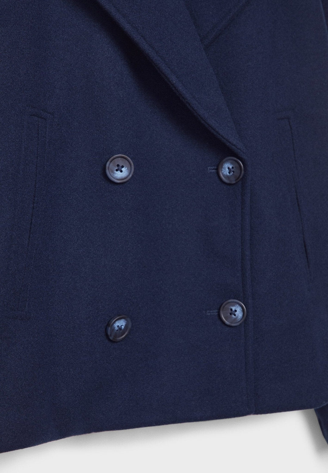 Aveline | Women’s Cropped Coat with Double-Breasted Front