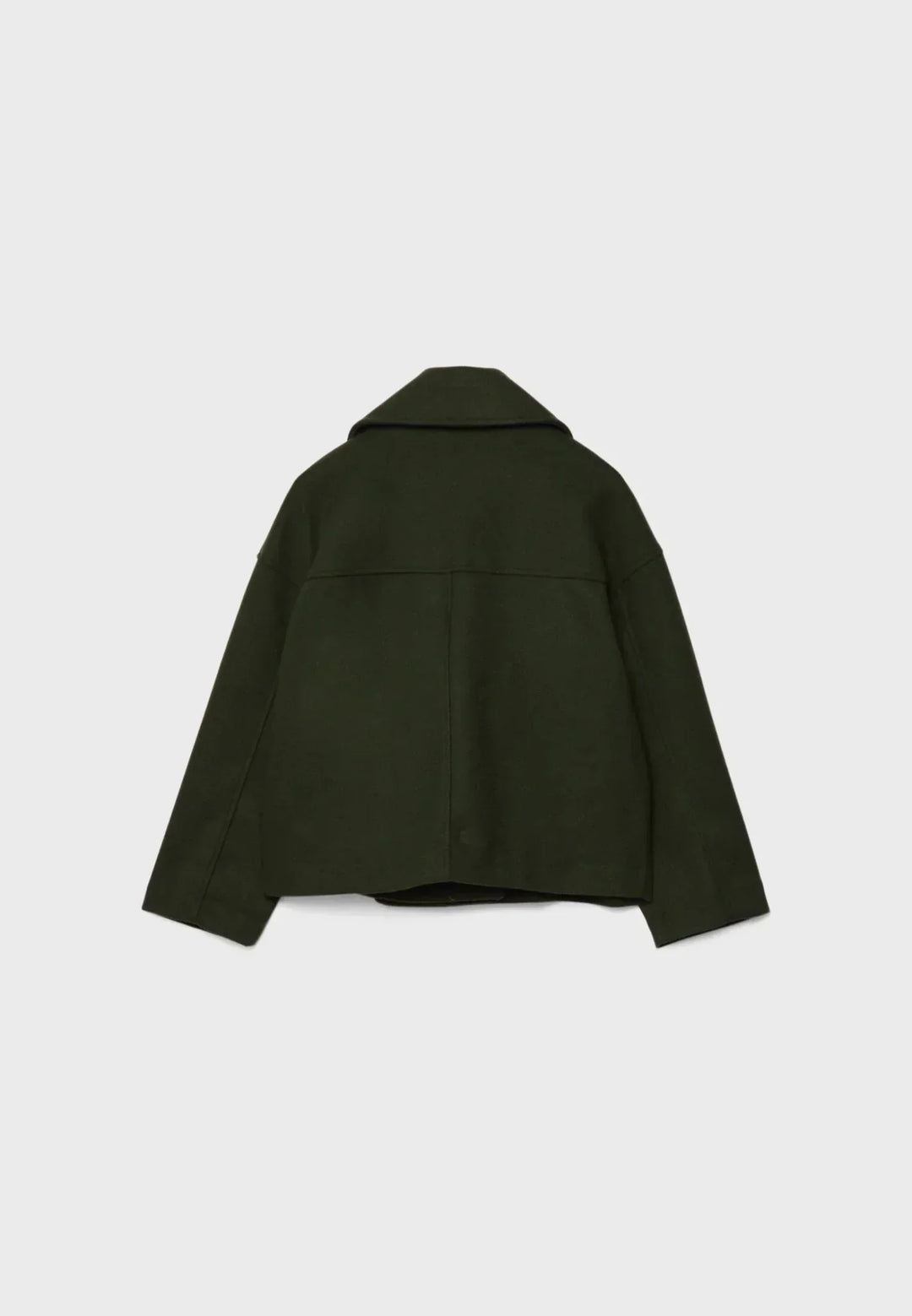 Aveline | Women’s Cropped Coat with Double-Breasted Front