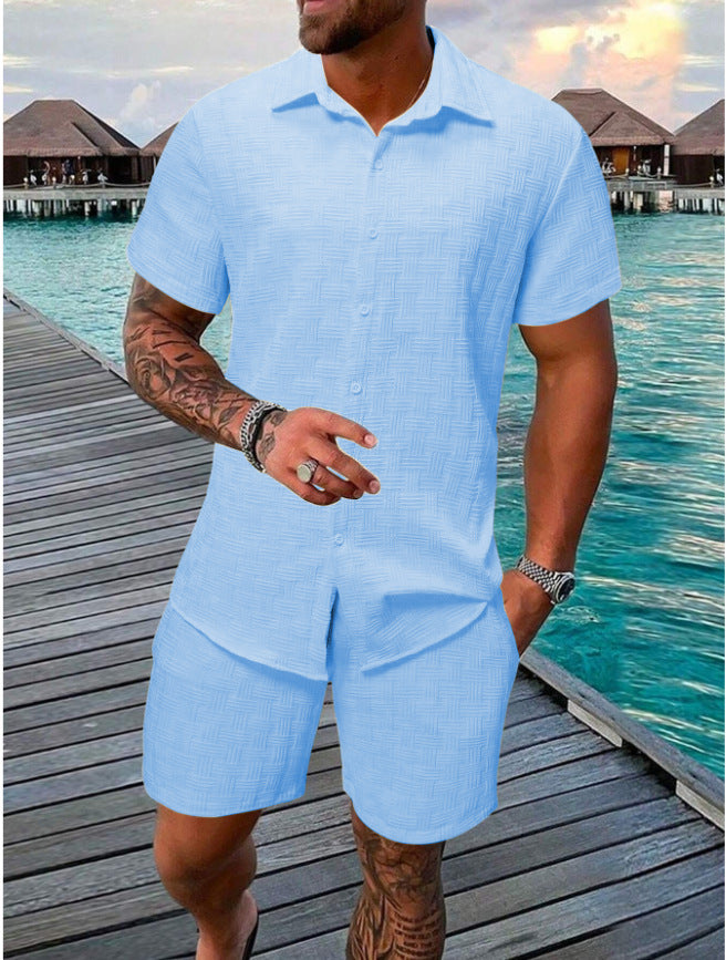 Naverio | Men’s Two-Piece Set in a easy summer expression