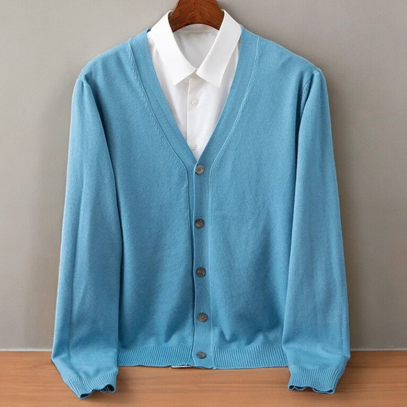 Evander | Men’s Button Cardigan for Elevated Everyday Layers