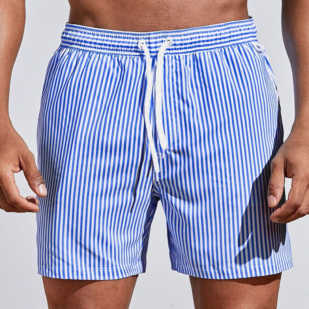 Rian | Men’s Striped Swim Shorts for Holiday Wear