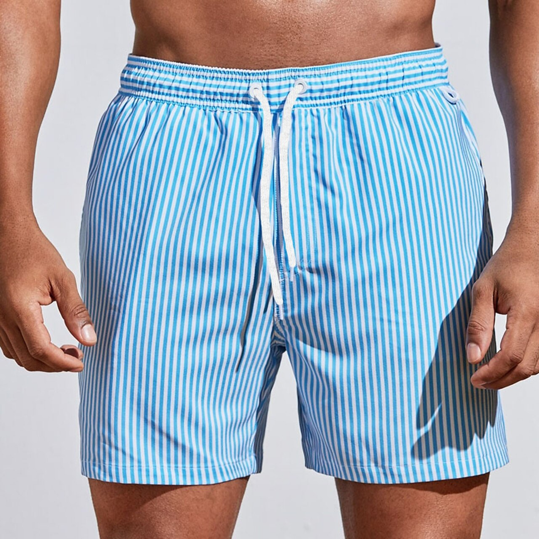 Rian | Men’s Striped Swim Shorts for Holiday Wear