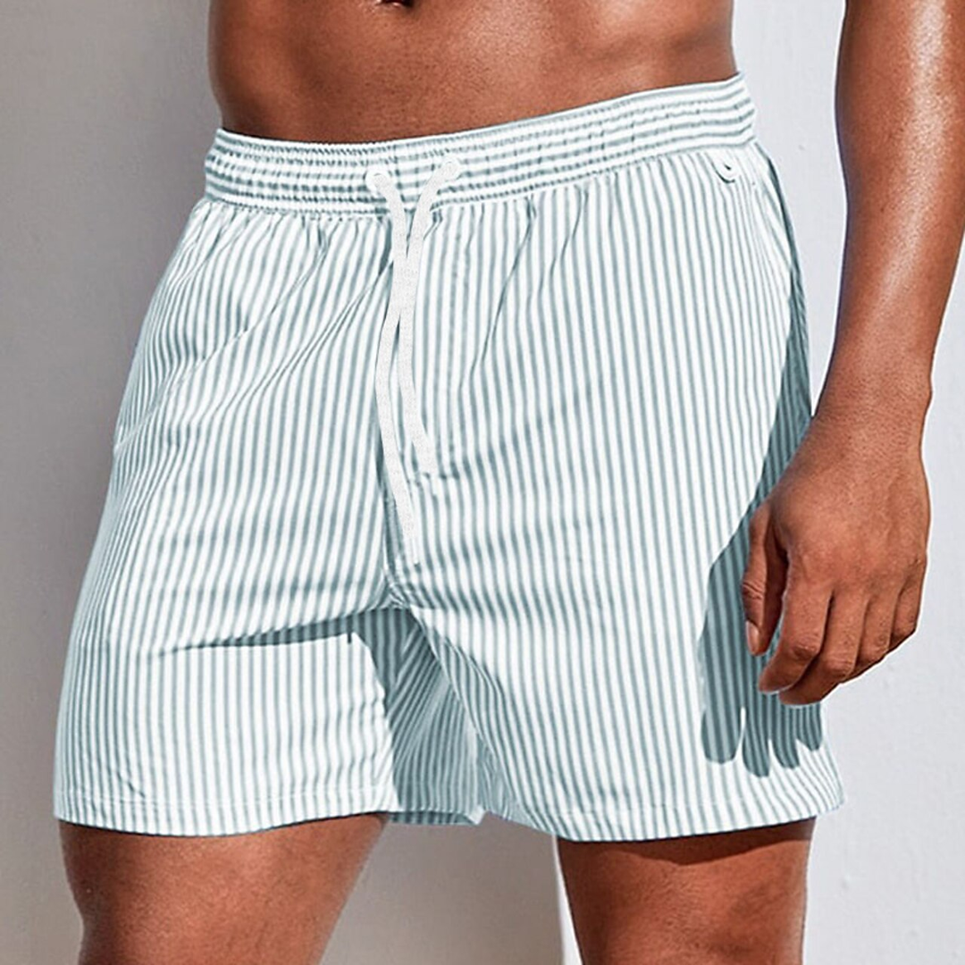 Rian | Men’s Striped Swim Shorts for Holiday Wear