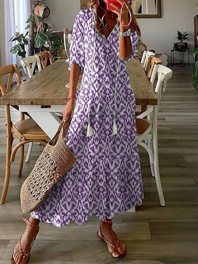 Elvina | Women’s floral maxi dress designed for summer days