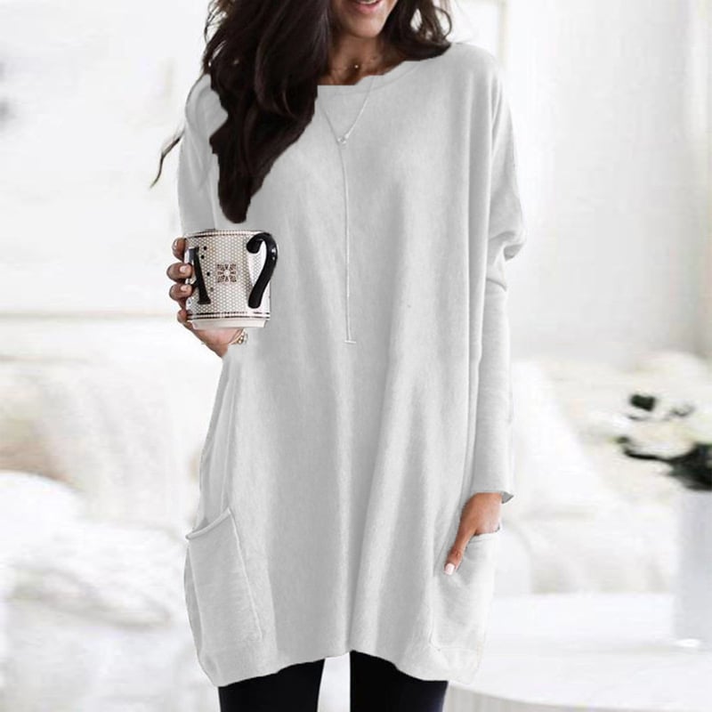 Maris | Women’s Oversized Tunic Dress with Pocket Detail
