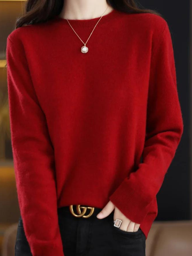 Serena | Women’s Crew Neck Sweater with Soft Feel