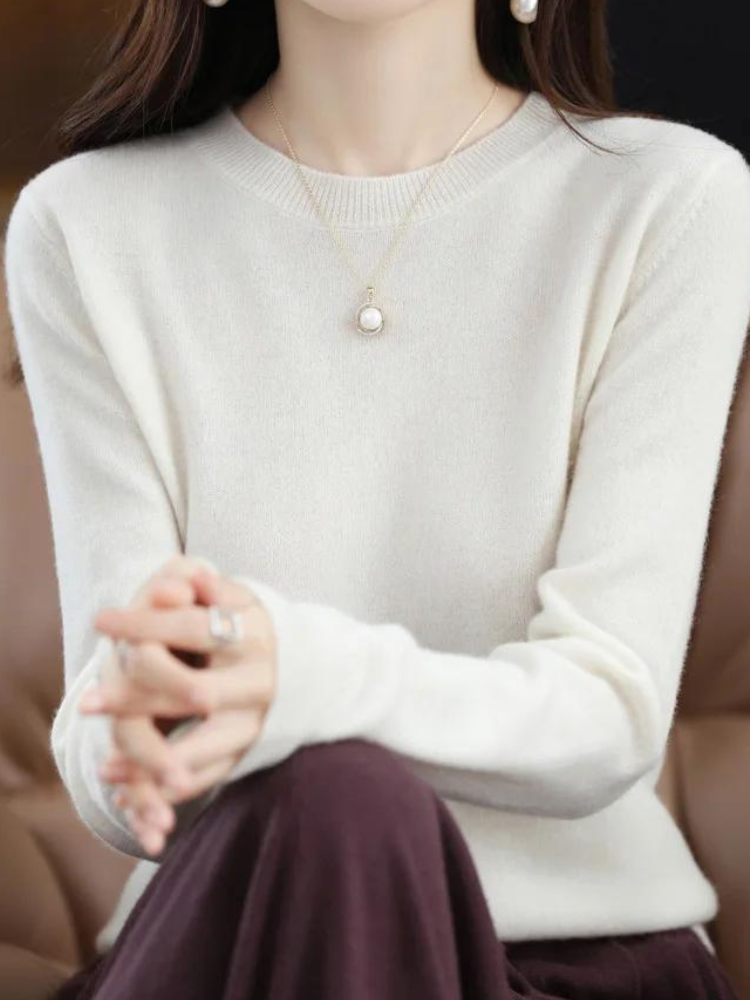 Serena | Women’s Crew Neck Sweater with Soft Feel