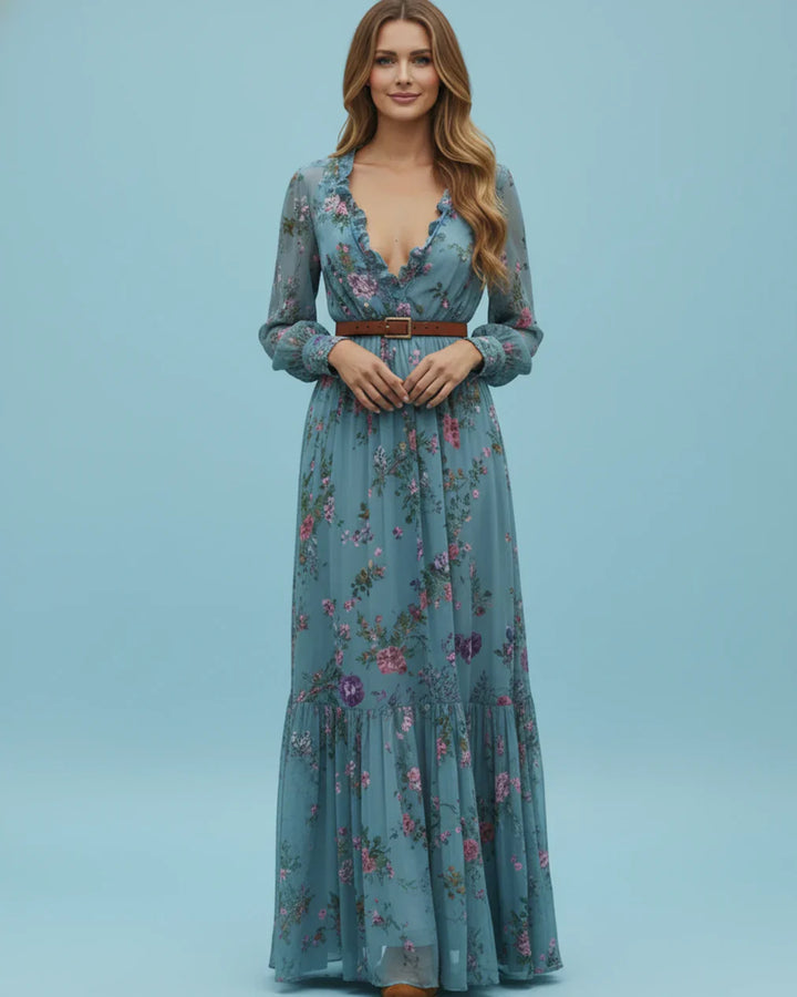 Seraphine | Women’s Maxi Dress featuring embroidered detail