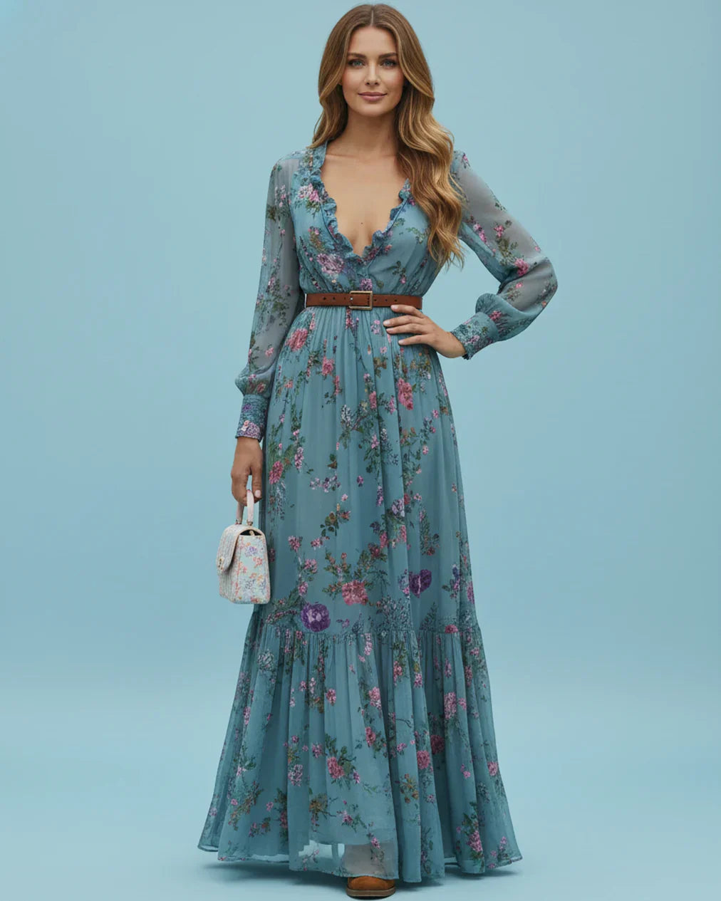 Seraphine | Women’s Maxi Dress featuring embroidered detail