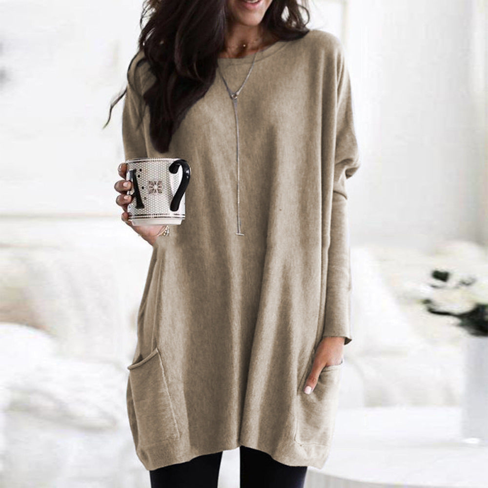 Maris | Women’s Oversized Tunic Dress with Pocket Detail